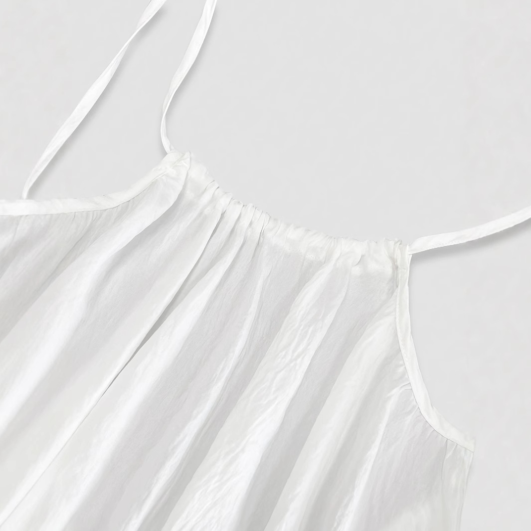 Amazon Ali Express Femme Sans Bretelles Sans Dos Large Long Vêtements de Détente Robe - Preview 25