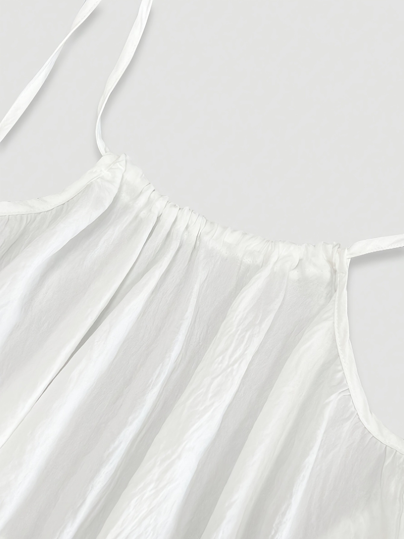 Amazon Ali Express Femme Sans Bretelles Sans Dos Large Long Vêtements de Détente Robe - Preview 5